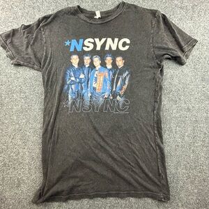 *NSYNC Band Tee Size Medium Black